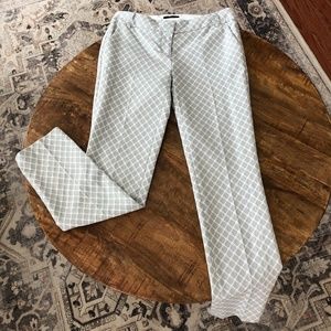 Willi Smith Gray and White Pant - Size 2